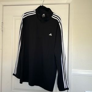 XXL ADIDAS LONG SLEEVE QUARTER ZIP JACKET